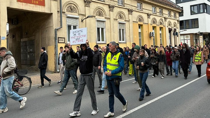 Počeo protest u Novom Sadu